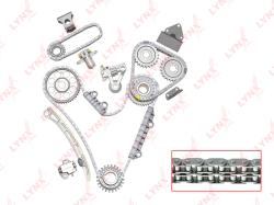 Комплект цепи грм SUZUKI GRAND VITARA I 2.5-2.7 98-06 (для двс H25A H27A) tk-0049