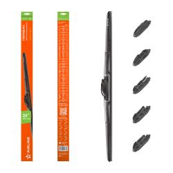 Щетка стеклоочистителя гибрид 650мм (26") 3 адаптера (AWB-H-650)