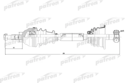 PDS0048 Полуось