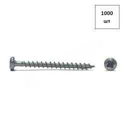 шуруп универс.3.0х30 полукруг.гол. PZ б.ц. 1000шт FORTLUFT sts033109