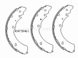 Колодки тормозные барабанные Isuzu D-MAX 02-12
