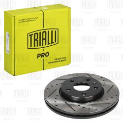 Диск торм. для а/м Chevrolet Aveo T300 (11-)/Cruze (09-) перед. d=276 R15 перф., слотир. (DF 2325s) PRO