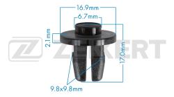 Клипса крепёжная Toyota (миним. кол-во заказа 10 шт) be-3607