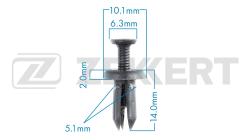 Клипса крепёжная Toyota (миним. кол-во заказа 10 шт) be-3015