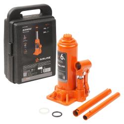 Домкрат бутылочный 6т 195-380мм PRO кейс (AJ-B-06K)