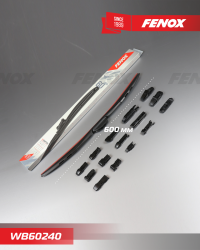 Щётка с/о 600мм 24"" Гибридная. Крепление: 15 в 1 WB60240