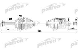 PDS0302 Полуось