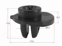 Клипса бампера HONDA (1 шт.)