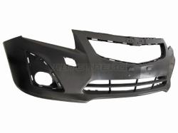 Бампер передний Chevrolet Cruze 12-15 (Под ПТФ/ С отверстием под крюк)