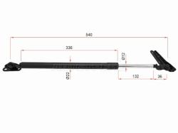 Амортизатор крышки багажника Toyota Nadia 98-03 (Слева)