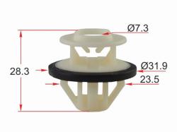 Клипса крепления порога MERCEDES (1 шт.)