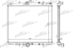 PRS3595 Радиатор системы охлаждения