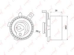Ролик натяжной / грм FORD FOCUS I 1.8-2.0 98> / MONDEO II 1.6-2.0 96> / TOURNEO CONNECT 1.8 02> / TR PB-1015