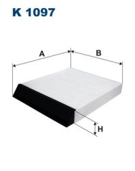 Фильтр салона RENAULT MEGANE SCENIC II 9/99- K 1097