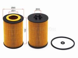 Фильтр масляный (картридж) VW TIGUAN 2.0 TDI 16-/PASSAT B8 1.6/2.0 TDI 15-/CARAVELLE T6 2.0 TDI 16-