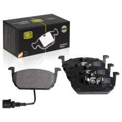 TRIALLI PF 1810 Колодки тормозные дисковые для автомобилей Skoda Octavia A7 (13-) / VW Golf VII (12-) передние в комплекте с датчиком