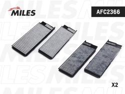 AFC2366 Фильтр салона TOYOTA LC100 02-07/LX470 02-07 угольный (2 шт.)