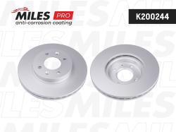 Диск тормозной HYUNDAI ACCENT 05-/i20 08-/KIA RIO II 05- перед. вент.с покрытием K200244