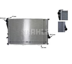 Радиатор охлаждающей жидкости BMW 5 (E39) cr296000s