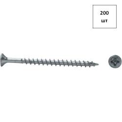Саморез 5.0х90 SPAX-S оц. универ.потай гол. полн.резьба 200шт FORTLUFT sts028307