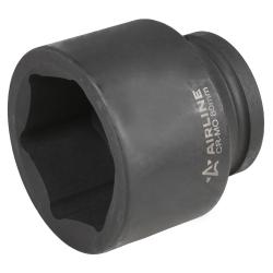 Головка ударная торцевая 1-1/2"DR шестигранная 80мм, L=100мм (ATAS710)