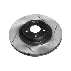 TRIALLI CRB 1007 Диск тормозной высокоуглеродистый с технической выточкой и окраской передний левый для автомобилей Subaru Impreza, Forester (98-) d=294 5*100 (серия Carville Racing)