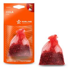 AIRLINE AFME145 Ароматизатор подвесной "Мешочек с гранулами" Кола