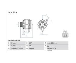 Генератор 0986049570