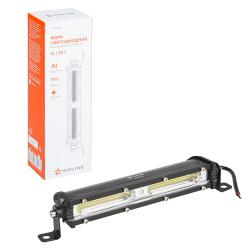 Фара (балка) светодиодная однорядная, 2COB (24LED), направленный свет, 12Вт, 186x30x47мм, 12/24В (ALED066)