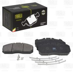 Колодки торм. для а/м Neoplan, ПАЗ, MAN, DAF, Renault, Iveco (WVA № 29131) диск. с р/к (PFT 29131)