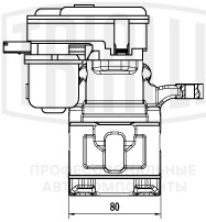 Суппорт торм. для а/м Hyundai i30 II (11-)/Kia Ceed (12-) зад. прав. d=34мм (а/м с EPB) (CF 201002)