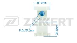 Клипса крепёжная Alfa Romeo Fiat Lancia VAG (миним. кол-во заказа 10 шт) be-2609