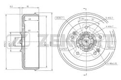 Барабан тормозной задн. Kia Sportage 94- bs-6112