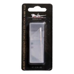 AIRLINE AT-SOK-08 Лезвия трапециевидные сменные для ножа 19мм 10шт