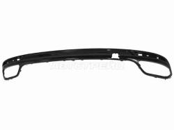 Бампер задний Ford Mondeo 14-19 (Нижняя часть/ С отверстием под крюк/ Под две трубы/ Чёрный глянец)