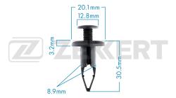 Клипса крепёжная Toyota (миним. кол-во заказа 10 шт) be-1140