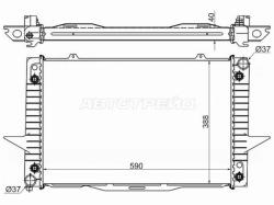 Радиатор Volvo 850 91-97 / S70 97-00 / V70 97-00