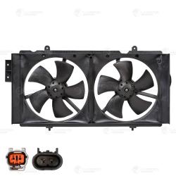 Э/вентилятор охл. для а/м Lifan Solano I (08-) 1.6 MT (2 вент.) (с кожухом) (LFK 3014)