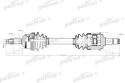 PDS6221 Полуось