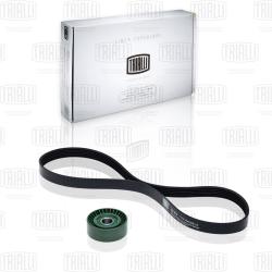 TRIALLI GD 618 Ремкомплект привода для автомобилей Лада 1118 с A/C (1 ремень 6PK1018+1 ролик)