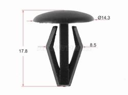 Клипса обшивки NISSAN (1 шт.)