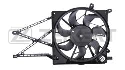 Вентилятор радиатора с кожухом Opel Astra H 04- Zafira B 05- mk-7088