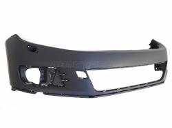 Бампер передний Volkswagen Tiguan 11-17 (Под омыватели фар/ С отверстием под крюк)