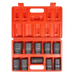 Набор головок ударных 1"DR L=78мм, 10 пр. (22квадрат, 24-41мм) пласт. кейс. (ATAS081)