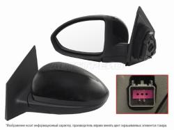 Зеркало Chevrolet Cruze 09-15 (Слева/ Обогрев/ Регулировка/ 5 контактов)