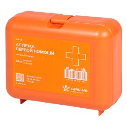 Аптечка автомобильная, состав МЗ РФ 1080н, соотв.треб. ГАИ, пластиковый футляр (AM-02)