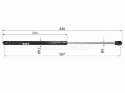 Амортизатор капота Volvo XC90 02-14 (Справа=Слева)