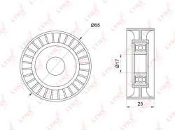 Ролик ремня приводного CITROEN Berlingo(MF / B9) 1.6 00> PB-5272