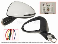 Зеркало Hyundai Sonata 19-23 (Слева/ Регулировка/ Повторитель поворота/ Складывание/ 8 контактов)