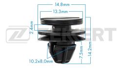 Клипса крепёжная Land Rover (миним. кол-во заказа 10 шт) be-1494